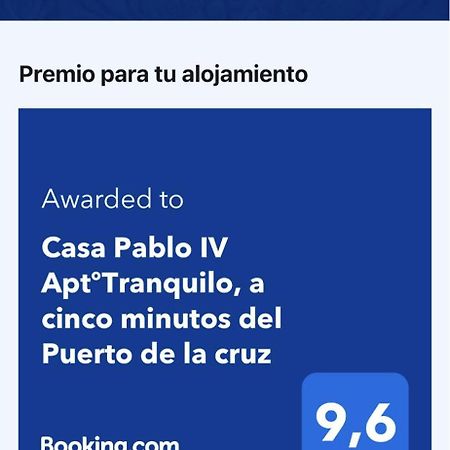 Casa Pablo IV Aptºtranquilo, A Cinco Minutos Del Puerto De La Cruz ลอส เรอาเลคอส ภายนอก รูปภาพ